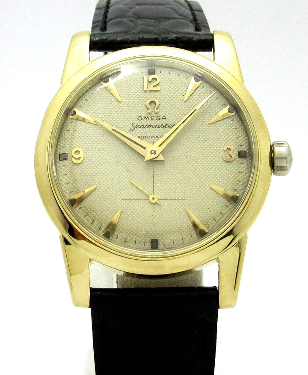 オーバーホール済み毎日お値下　オメガ　アンティーク　14K  トリコロールカラー　50年代　腕時計