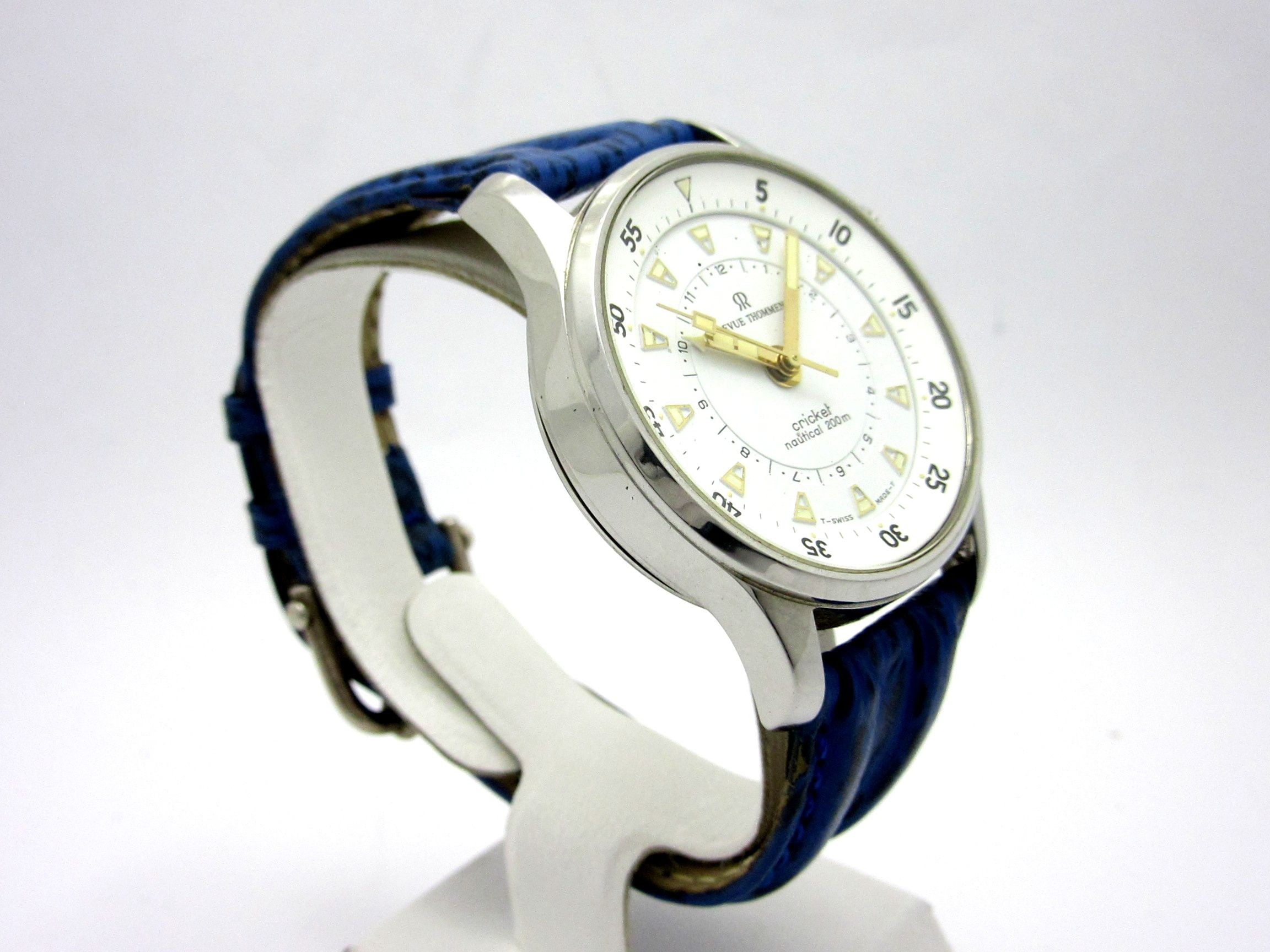 レビュートーメン クリケット ノーティカル 2400本限定 アラーム機構付手巻機械式ムーブ|ロレックス・アンティーク腕時計 中古品販売買取なら