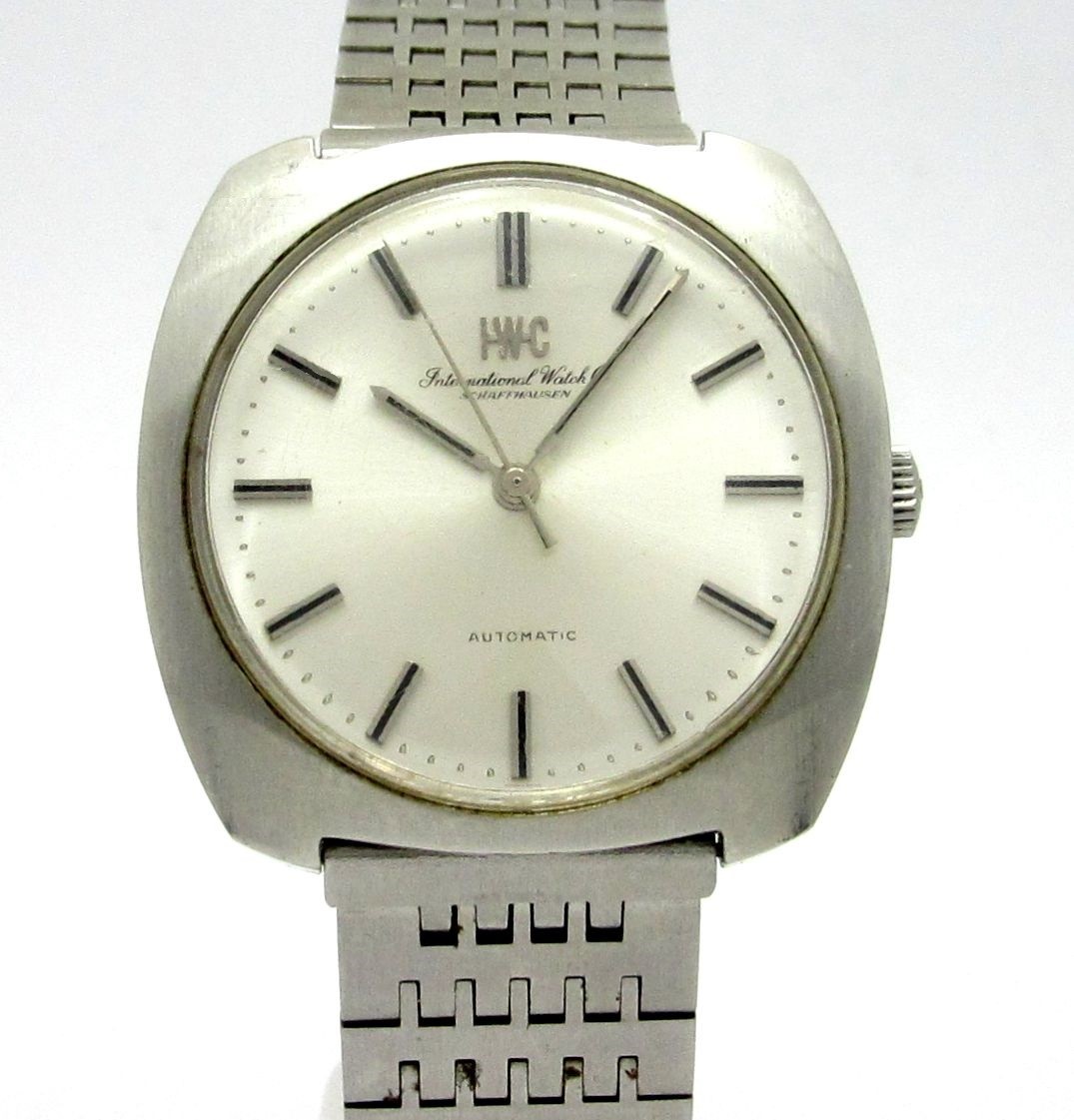 Iwc ワンピースケース 自動巻機械式ムーブcal 854 Ss オリジナル文字盤 純正ブレスレット ロレックス アンティーク腕時計 中古品販売買取なら大阪 米田屋