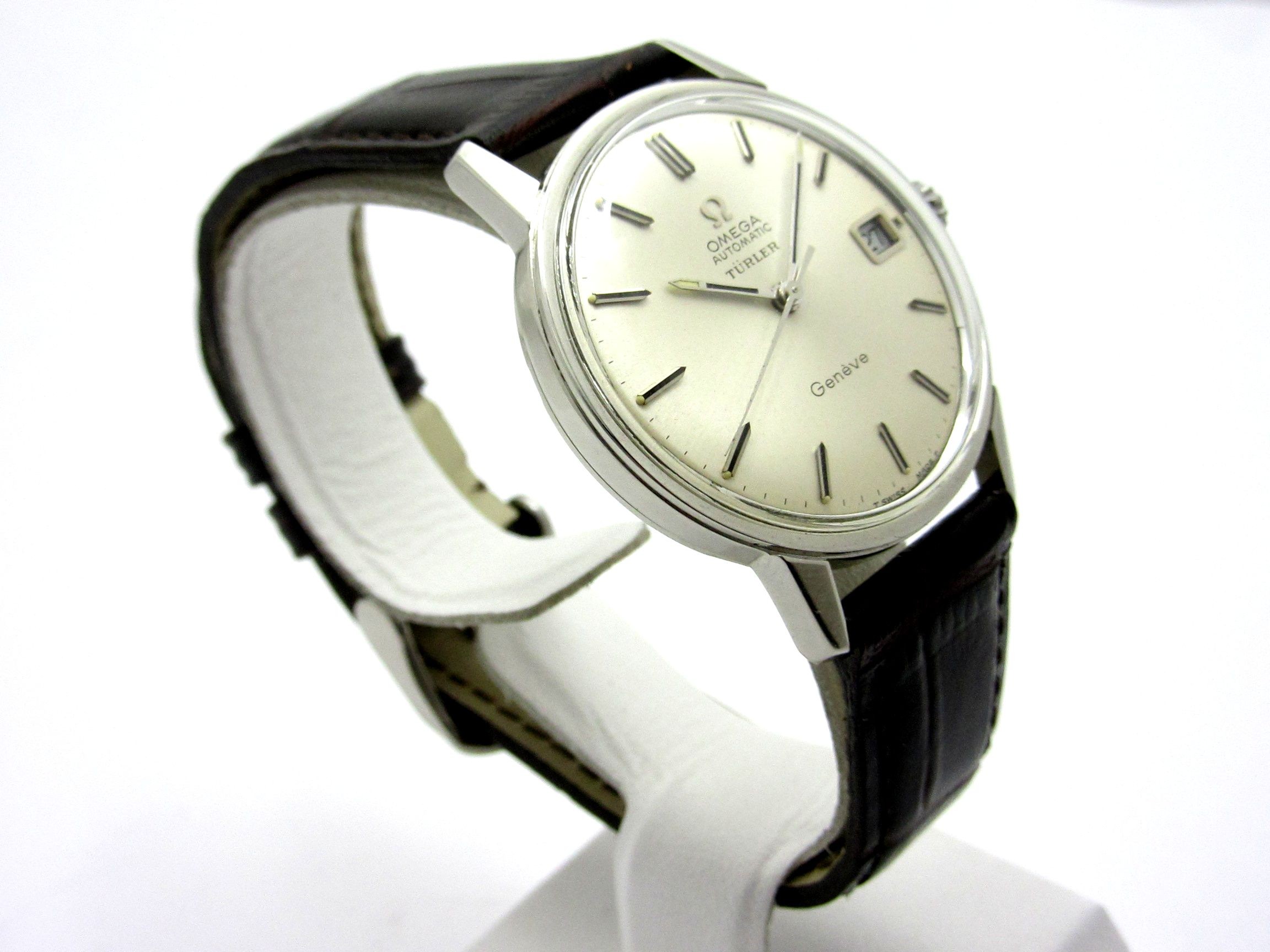 オメガ ヴィンテージ チューラー Wネーム カットガラス - 腕時計(アナログ)