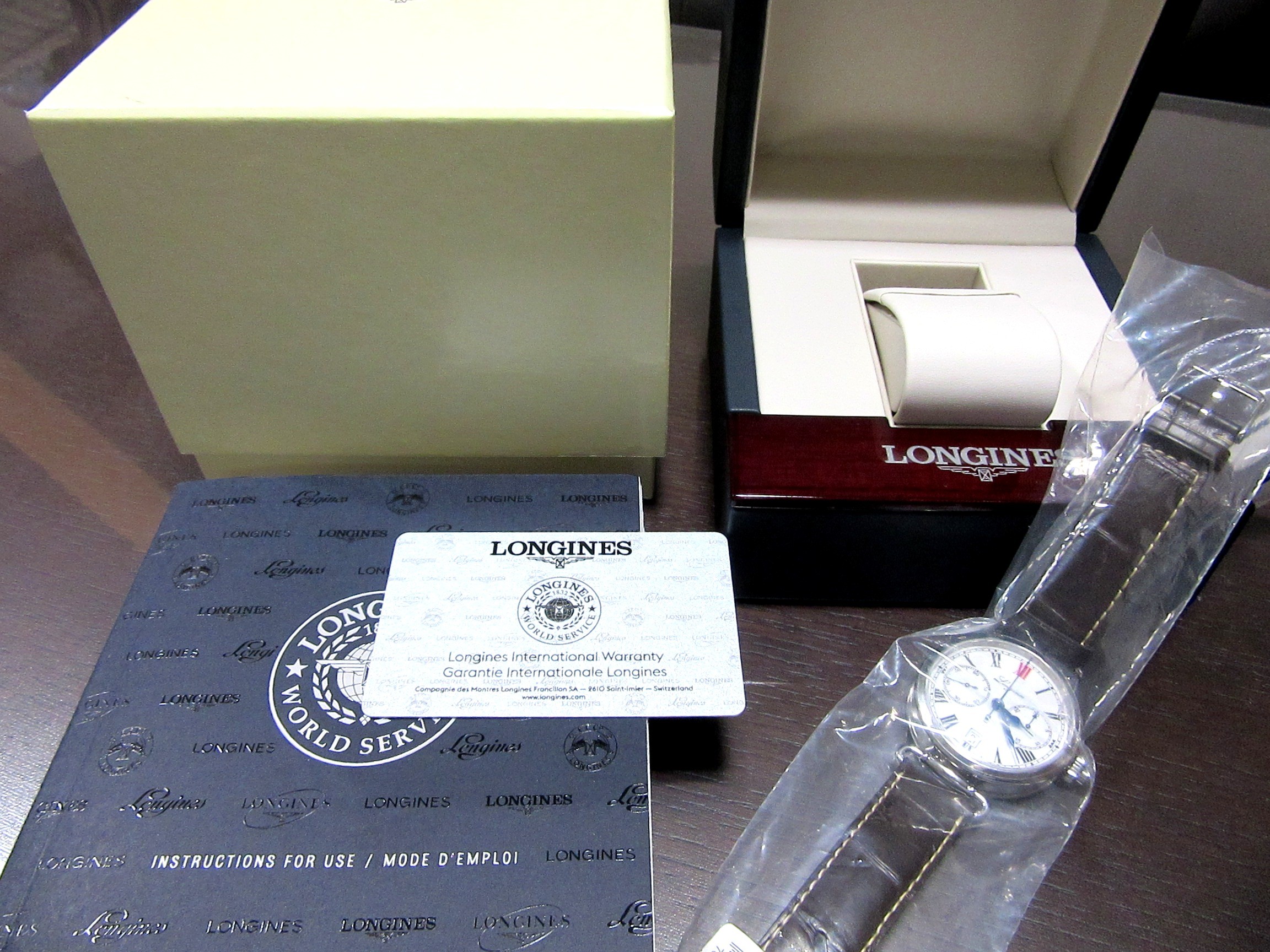 ロンジン LONGINES L2.776.4.21.3 ホワイト メンズ 腕時計