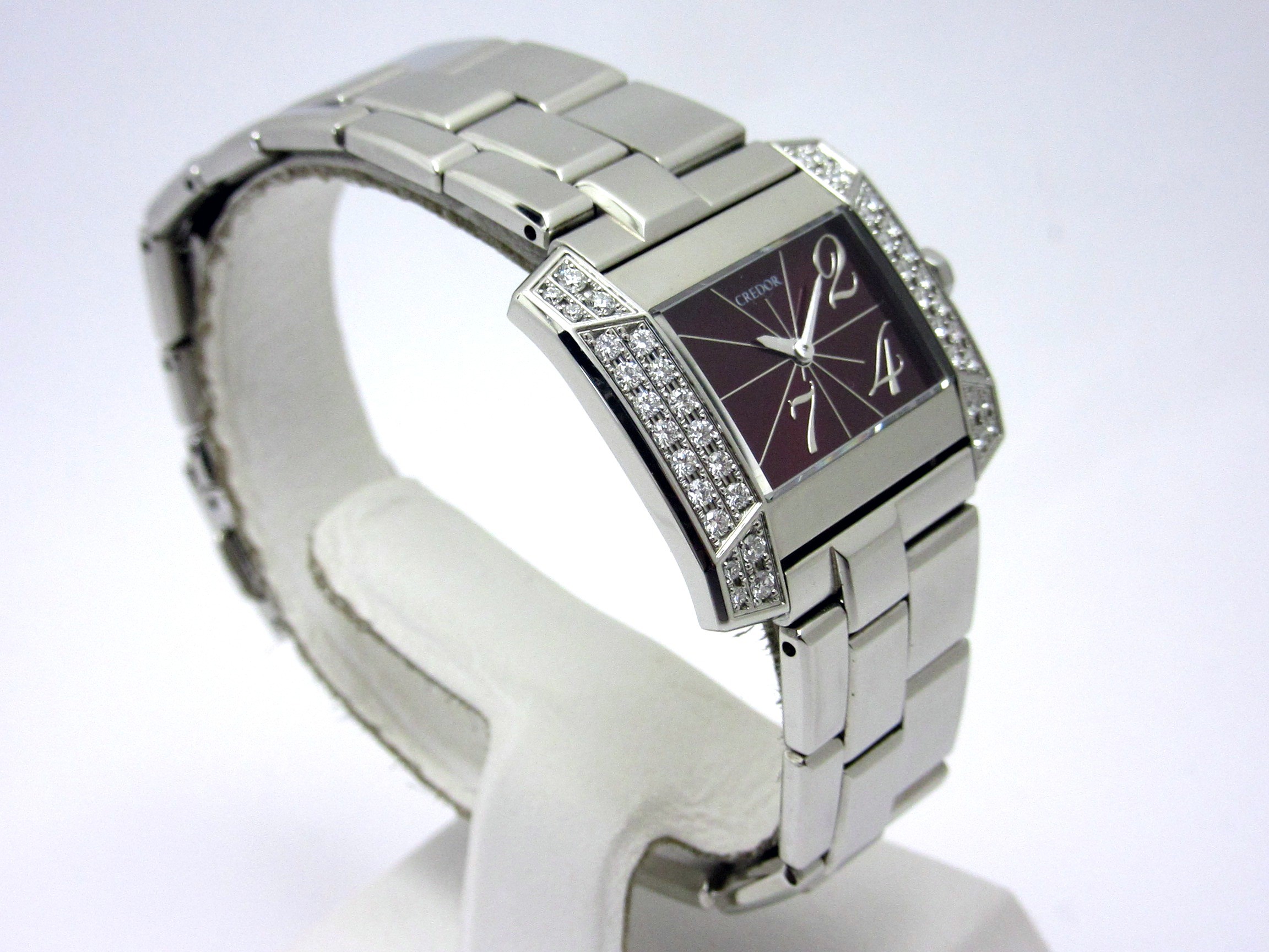 セイコー SEIKO クレドール ノードJ ダイヤベゼル GSTE915 レディース 腕時計 1E70 0BL0 シルバー 文字盤 クォーツ CREDOR VLP 90189639