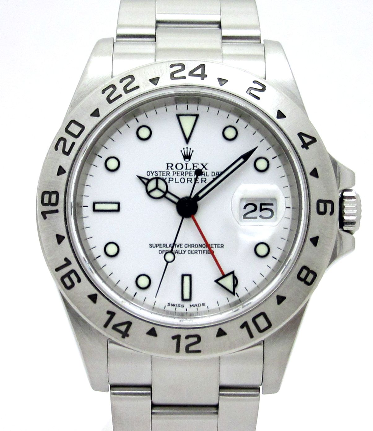 ロレックス ROLEX 16570 F番(2004年頃製造) ホワイト メンズ 腕時計