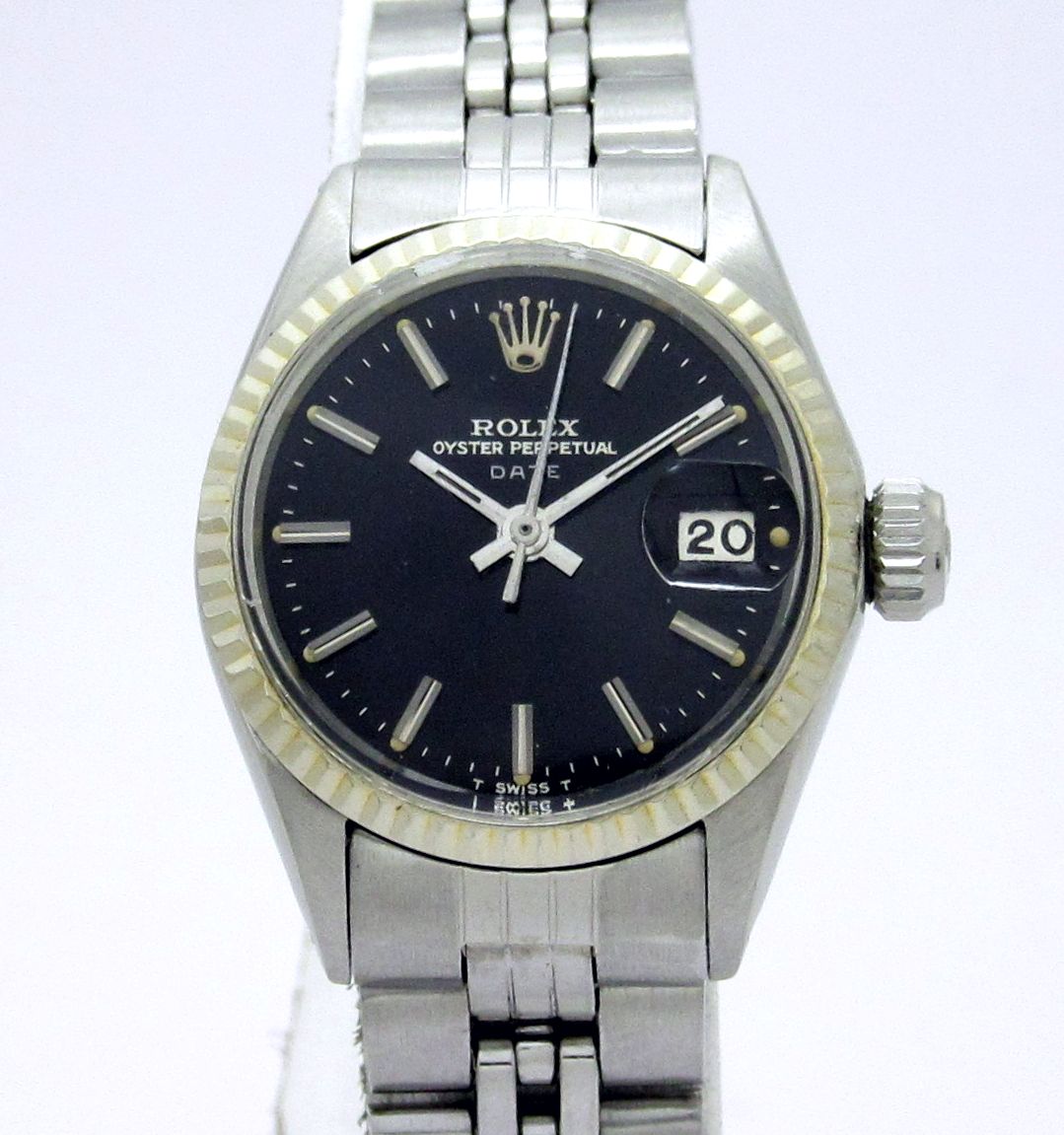 ROLEX オイスターパーペチュアル デイト Ref.6517 アンティーク品 レディース 腕時計